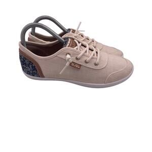 Skechers Bobs B Cute Natural White Canvas Casual Comfort Shoes Womens 6.5